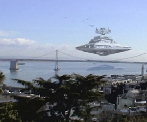 Motion tracked star destroyer