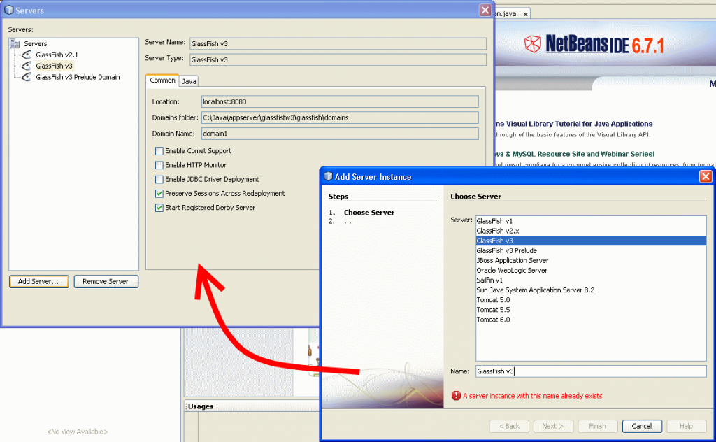 GlassFish Application Server Development with NetBeans · Streamhead